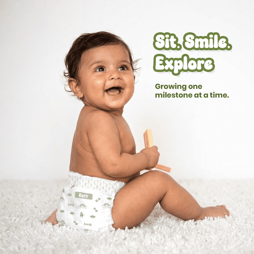 Sit. Smile. Explore — growing one milestone at a time