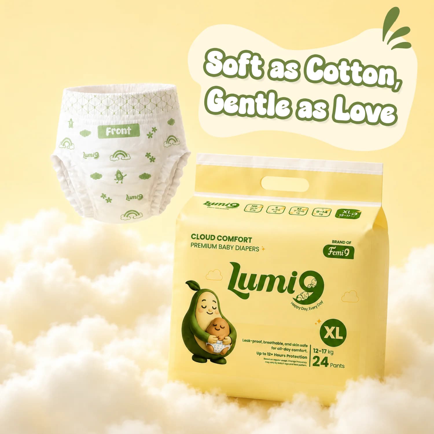 Soft as cotton, gentle as love